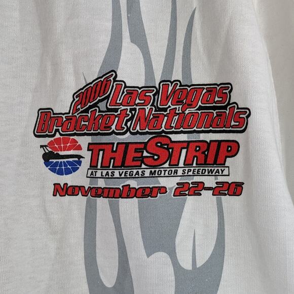 2006 Y2K Las Vegas Mens Lrg Drag Race Bracket Nationals The Strip Racing T-Shirt - Picture 4 of 8